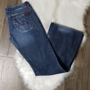 Silver Orion Flare Jeans